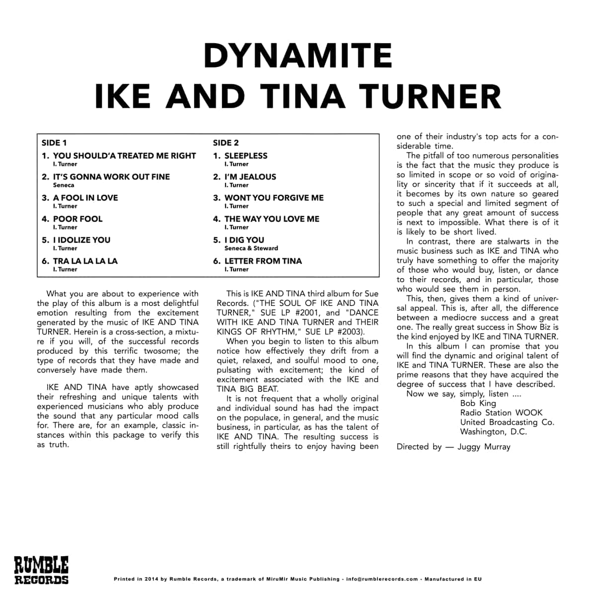 Ike & Tina Turner - Dynamite! - Album