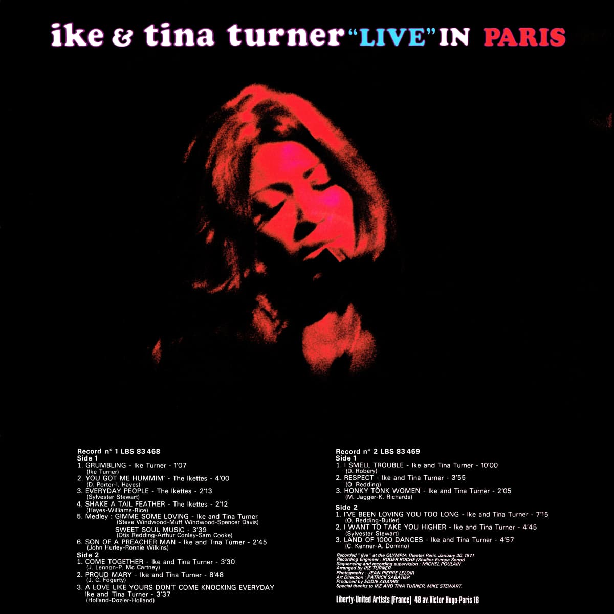 Ike & Tina Turner - Live In Paris - Album