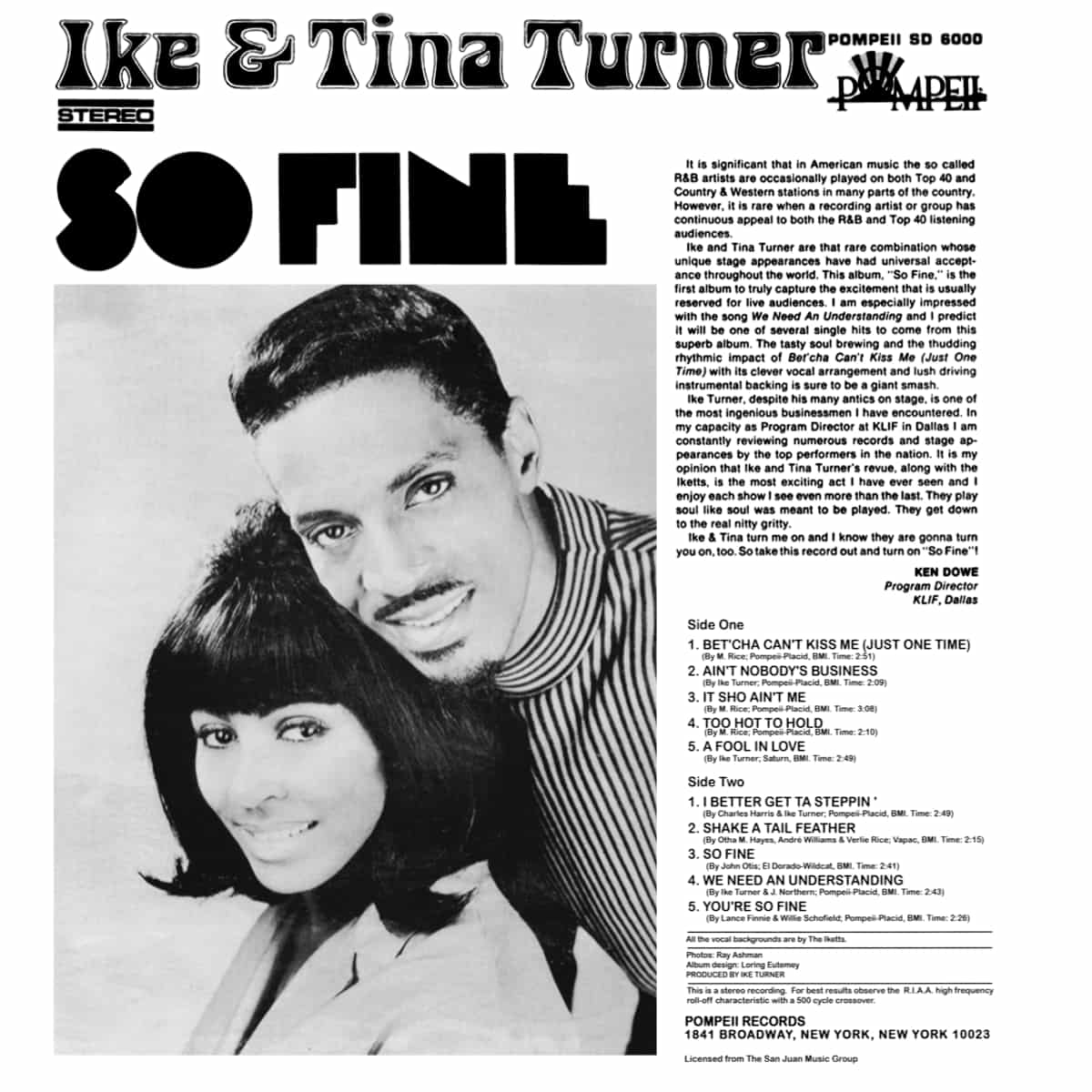 Ike & Tina Turner - So Fine - Album