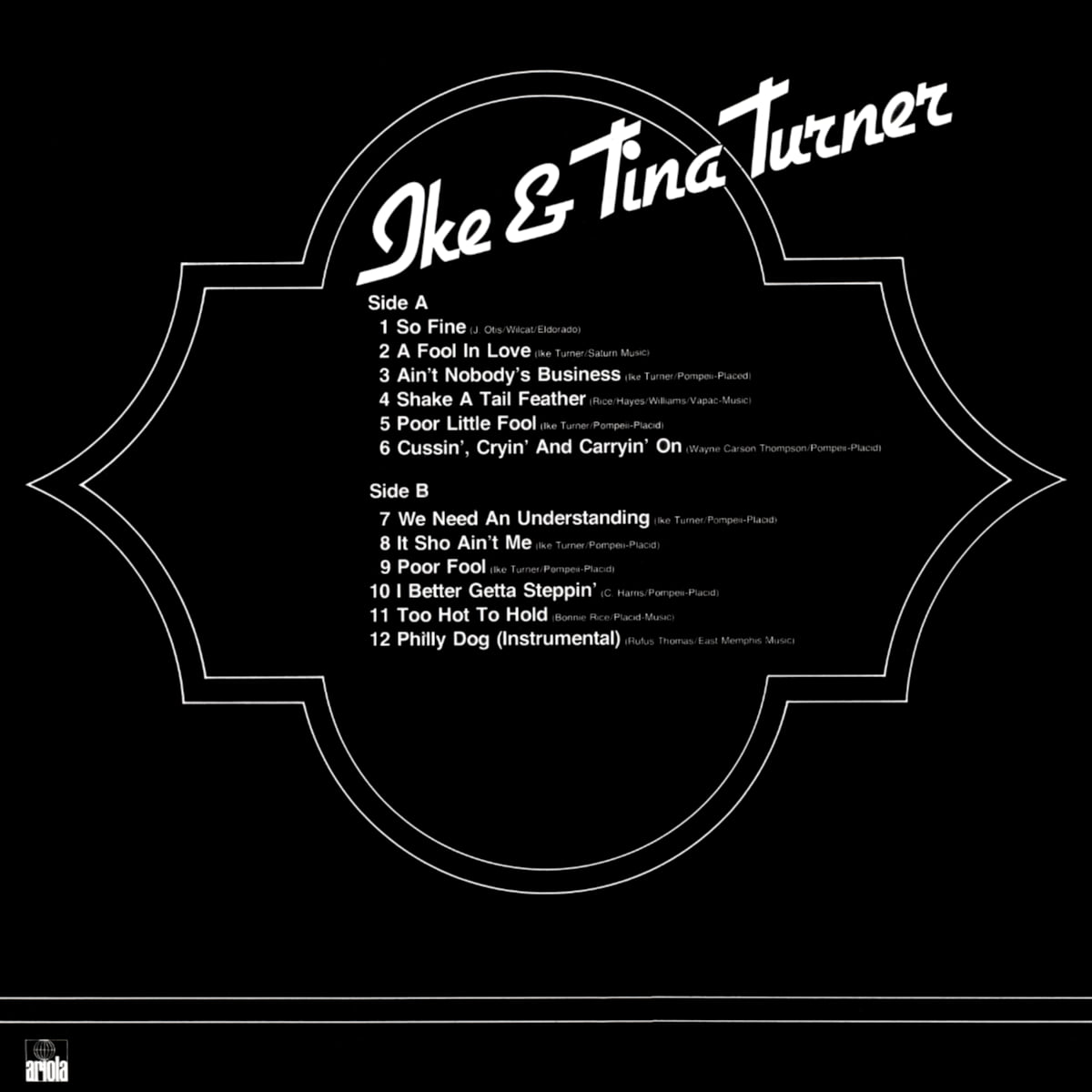 Ike & Tina Turner - Too Hot To Hold - Album