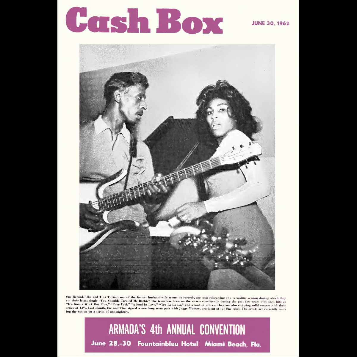 Ike & Tina Turner - Cash Box - Magazine