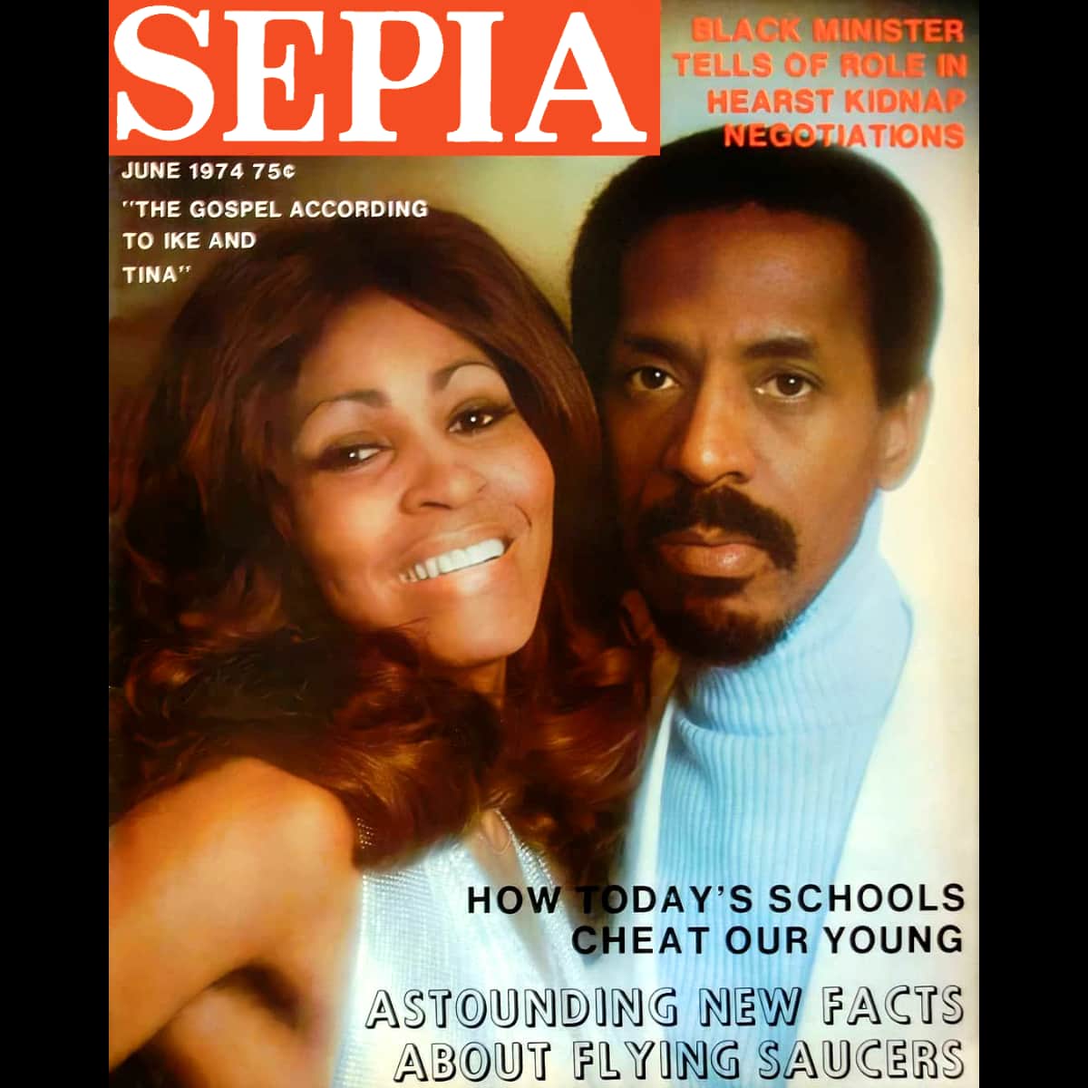 Ike & Tina Turner - Sepia - Magazine
