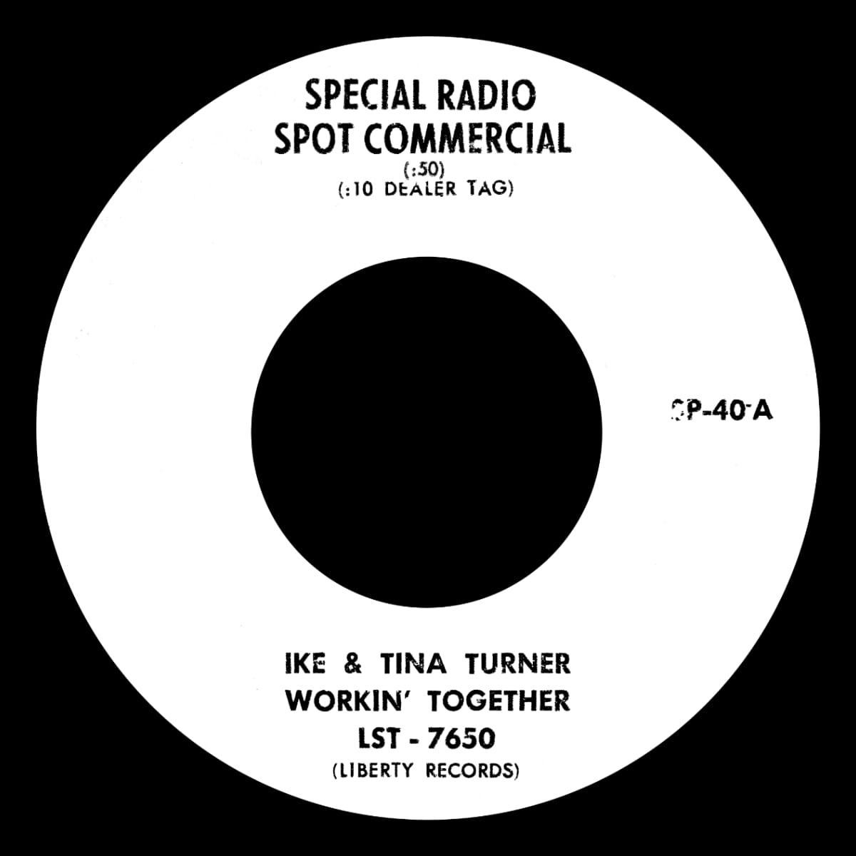 Ike & Tina Turner - Workin' Together - Promo