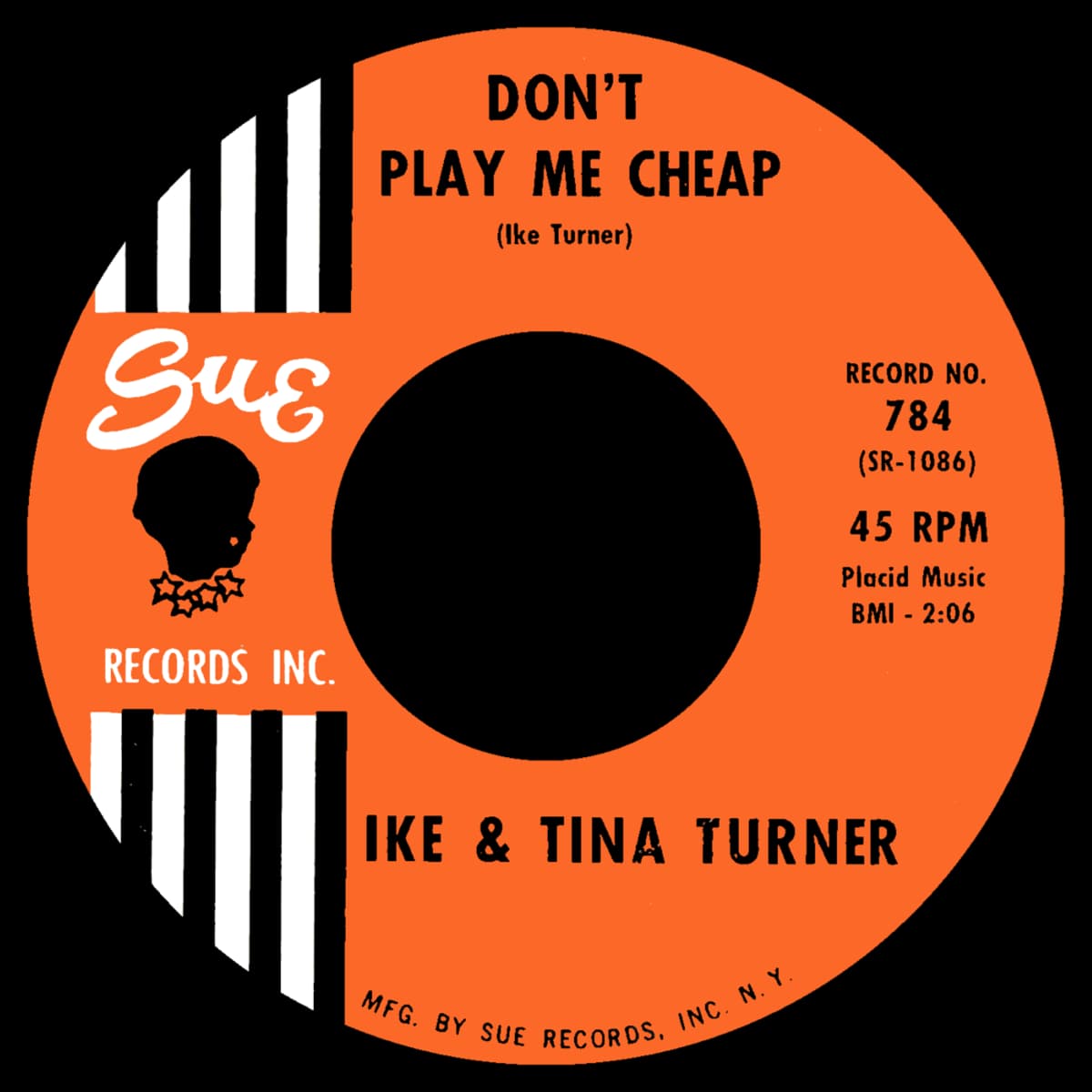 Ike Tina Turner Single Dont Play Me Cheap Label 01