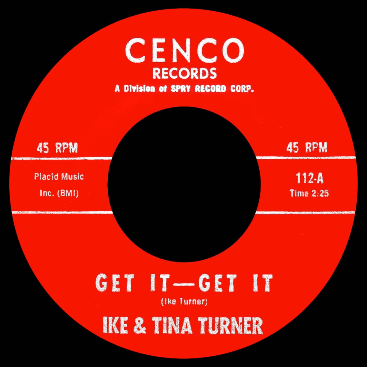 Ike & Tina Turner - Get It-Get It - Single