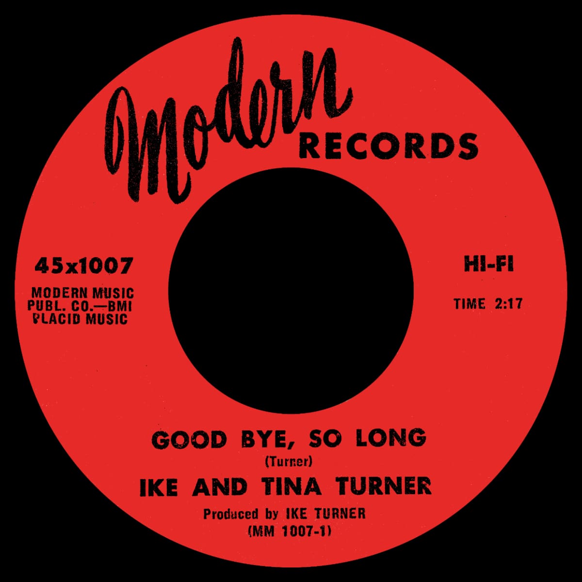 Ike & Tina Turner - Goodbye So Long - Single