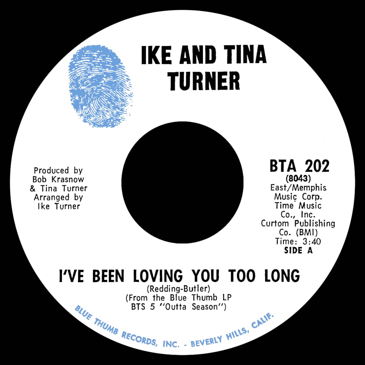 Ike & Tina Turner - I've Been Loving You Too Long - Single