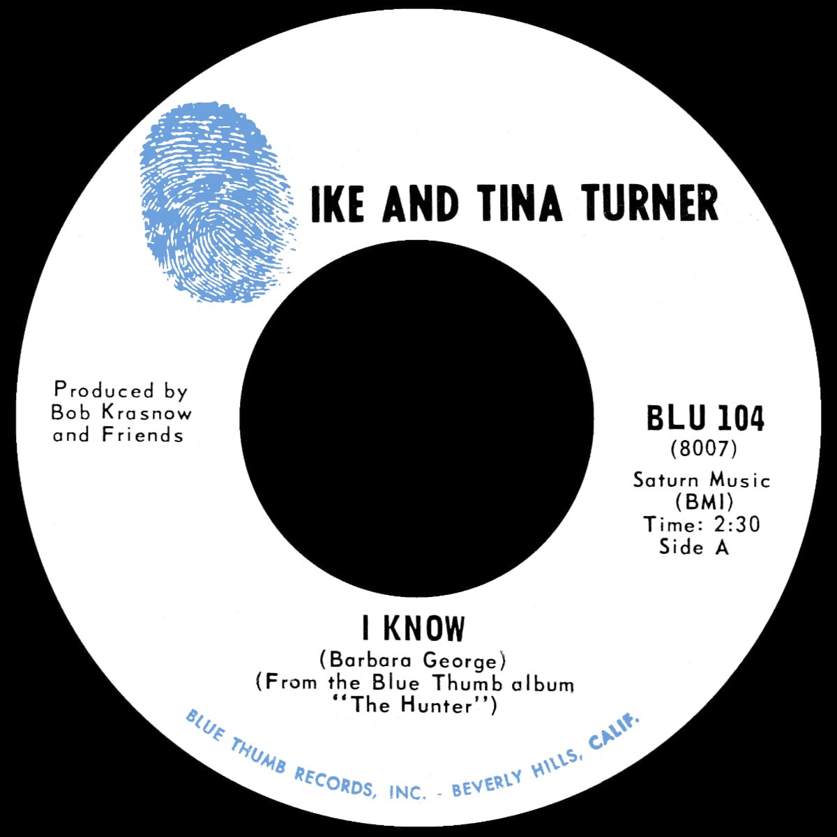 Ike & Tina Turner - I Know - Single