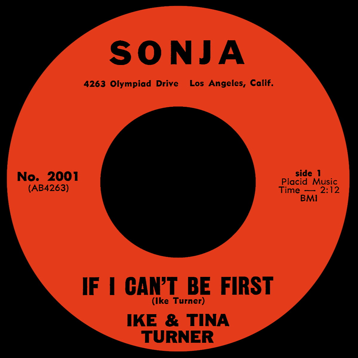 Ike & Tina Turner - If I Can’t Be First - Single