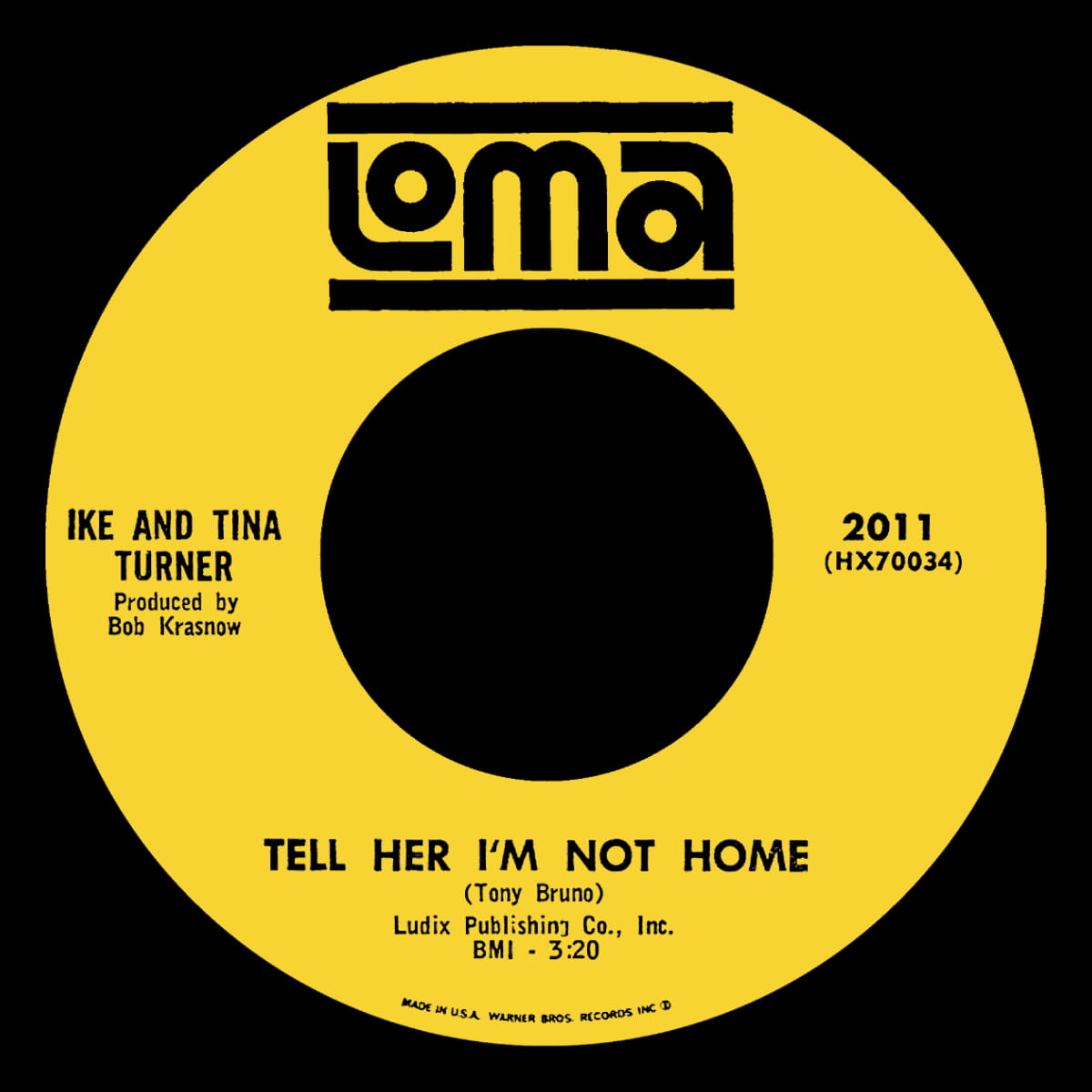 Ike & Tina Turner - Tell Her I'm Not Home - Single