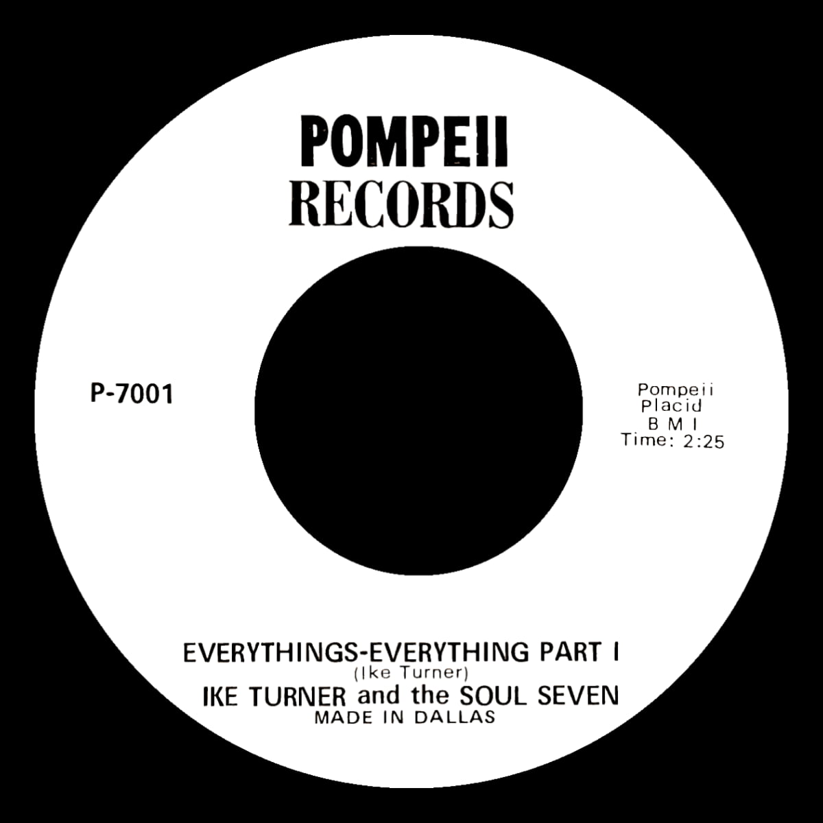 Ike Turner & Soul Seven - Everything-Everything - Single