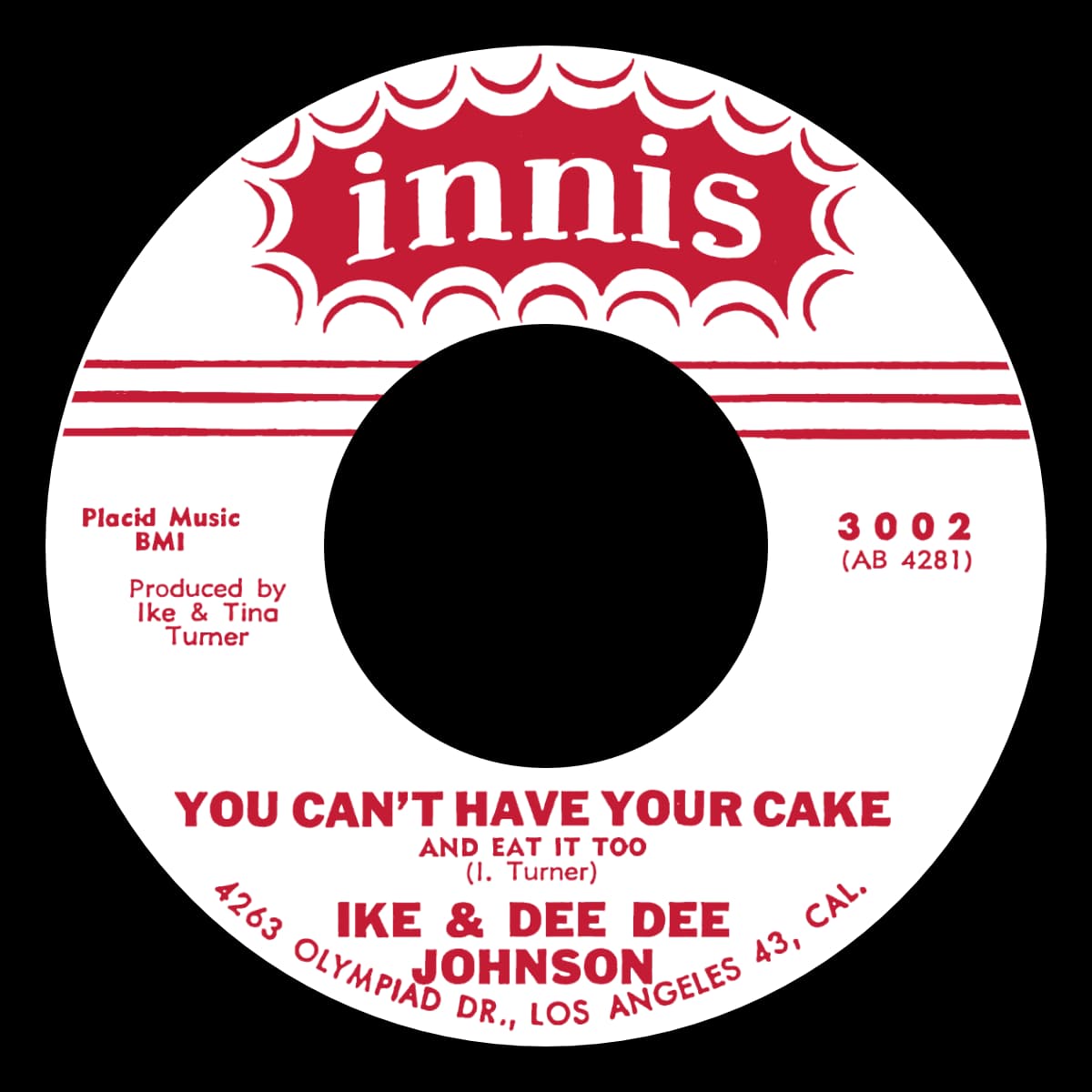 Ike Turner - You Can't Have Your Cake (And Eat It Too) - Single