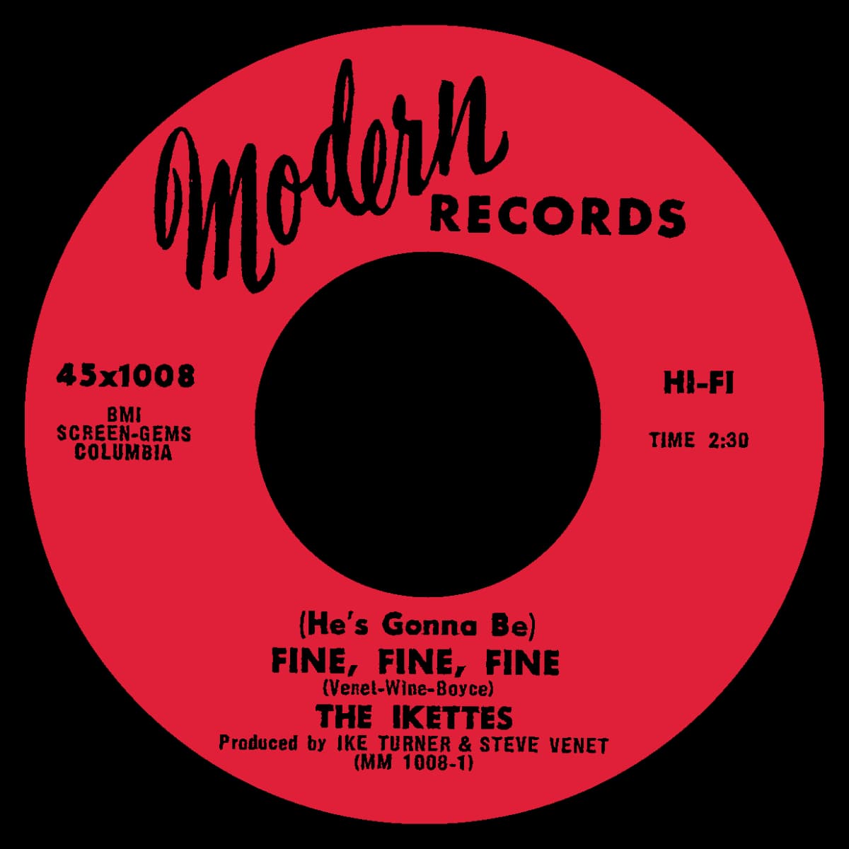 The Ikettes - Fine Fine Fine - Single