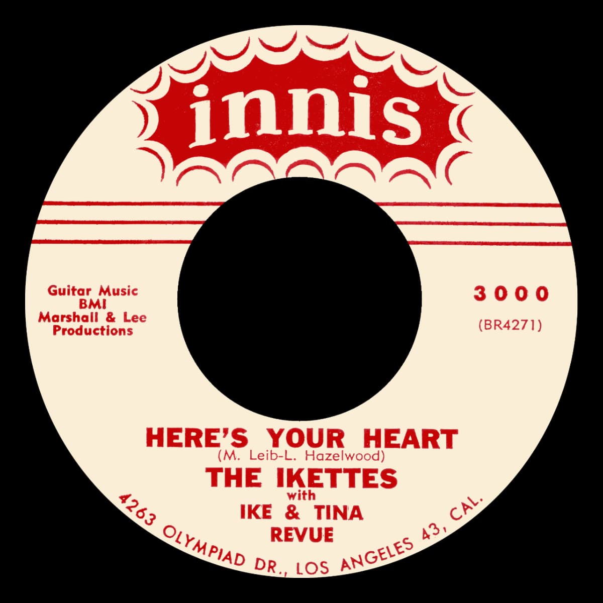 The Ikettes - Here's Your Heart - Single