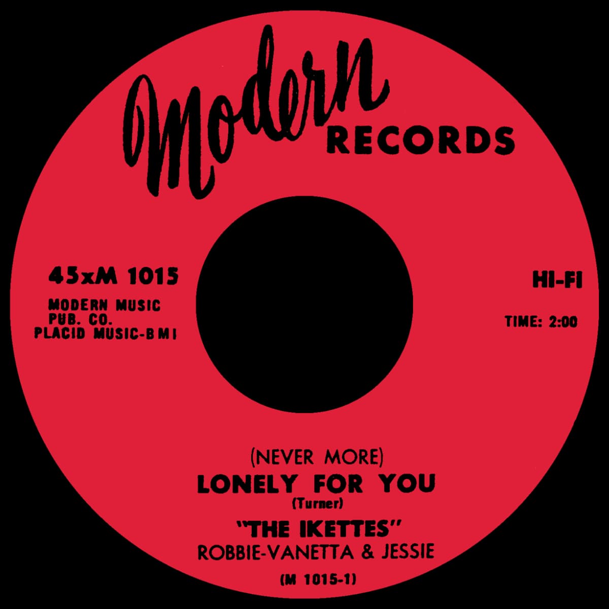 The Ikettes - (Never More) Lonely For You - Single