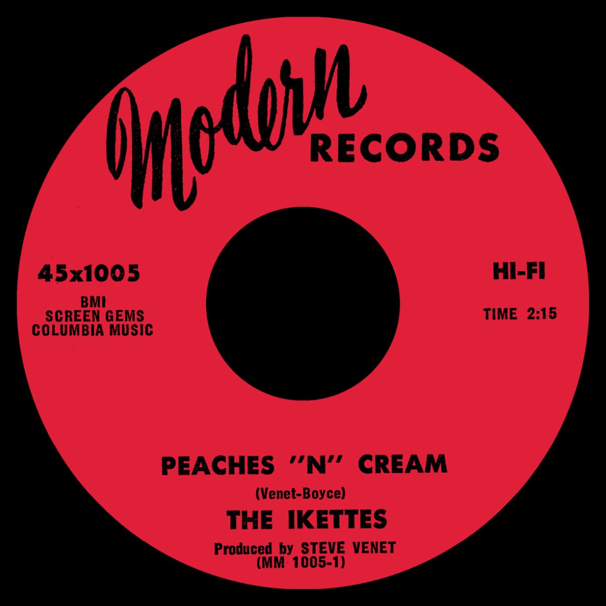 The Ikettes - Peaches 'N' Cream - Single