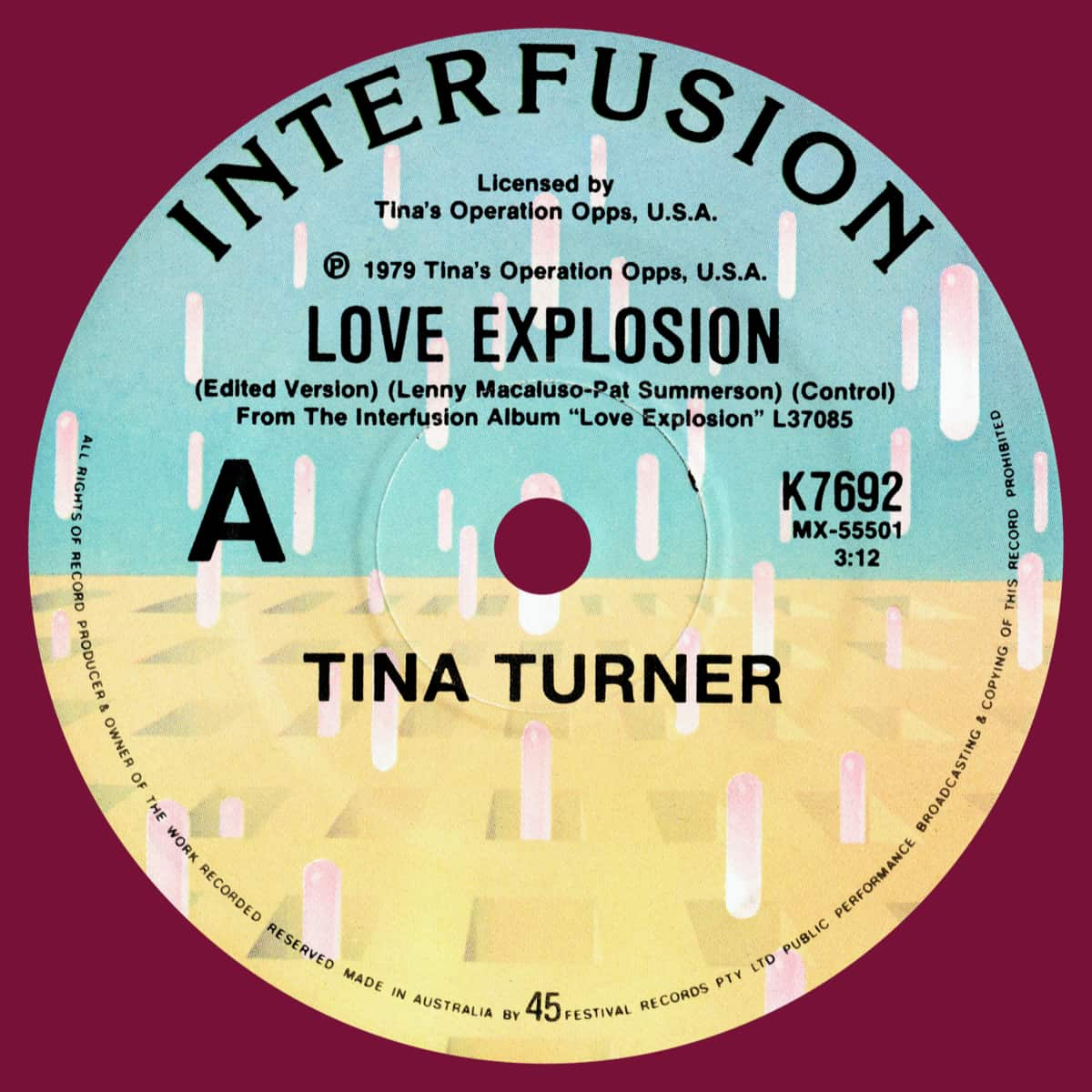 Tina Turner - Love Explosion - Single