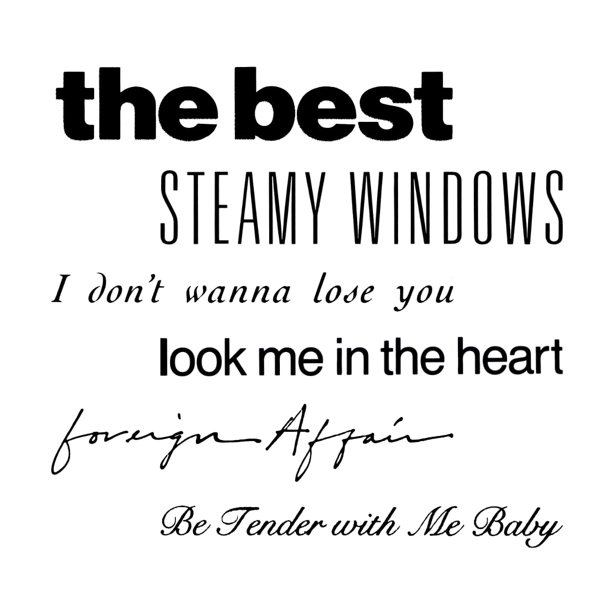 Tina Turner - Foreign Affair - Singles