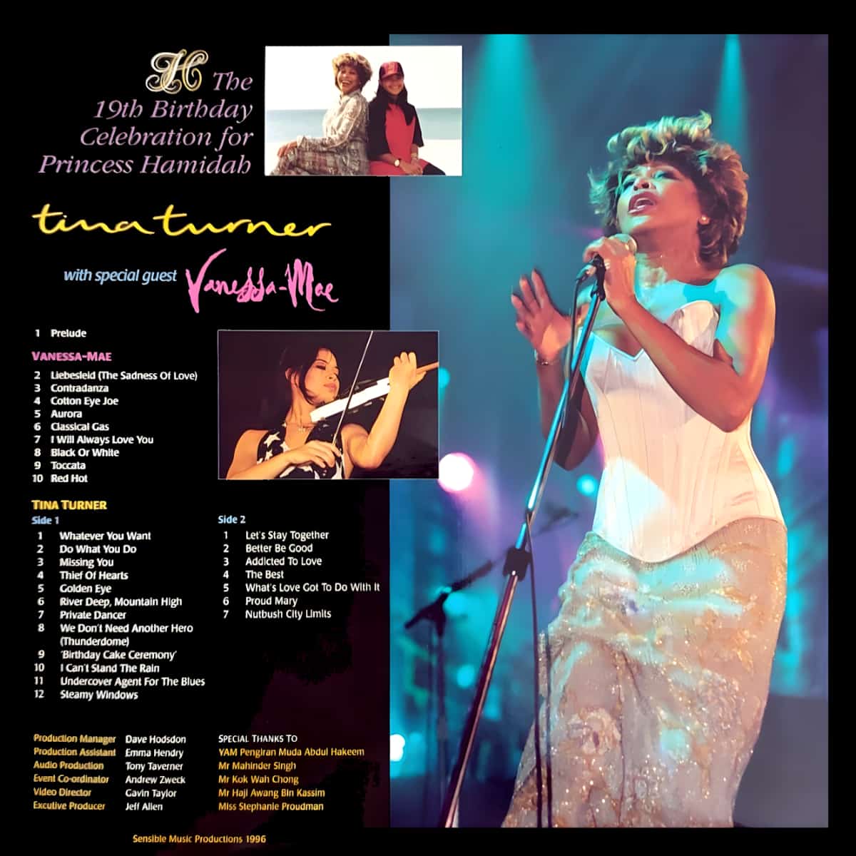 Tina Turner - Birthday Celebration Brunei - Album, Video