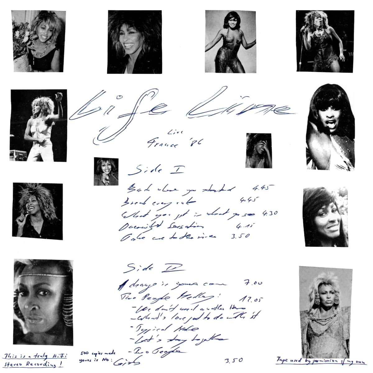 Tina Turner - Life Line - Bootleg