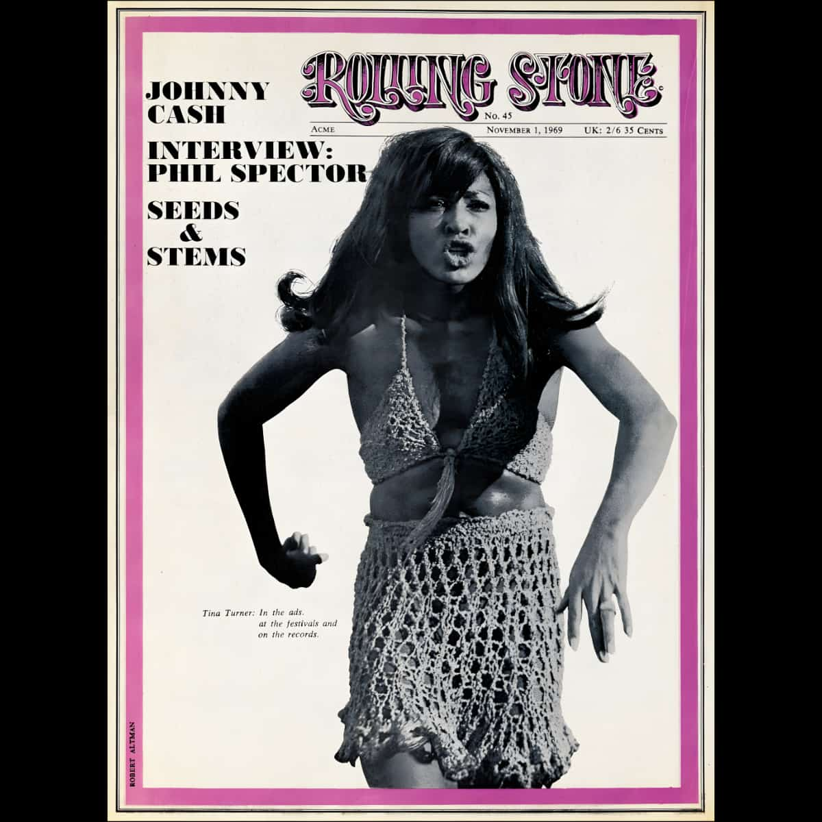 Tina Turner - Rolling Stone (1969) - Magazine