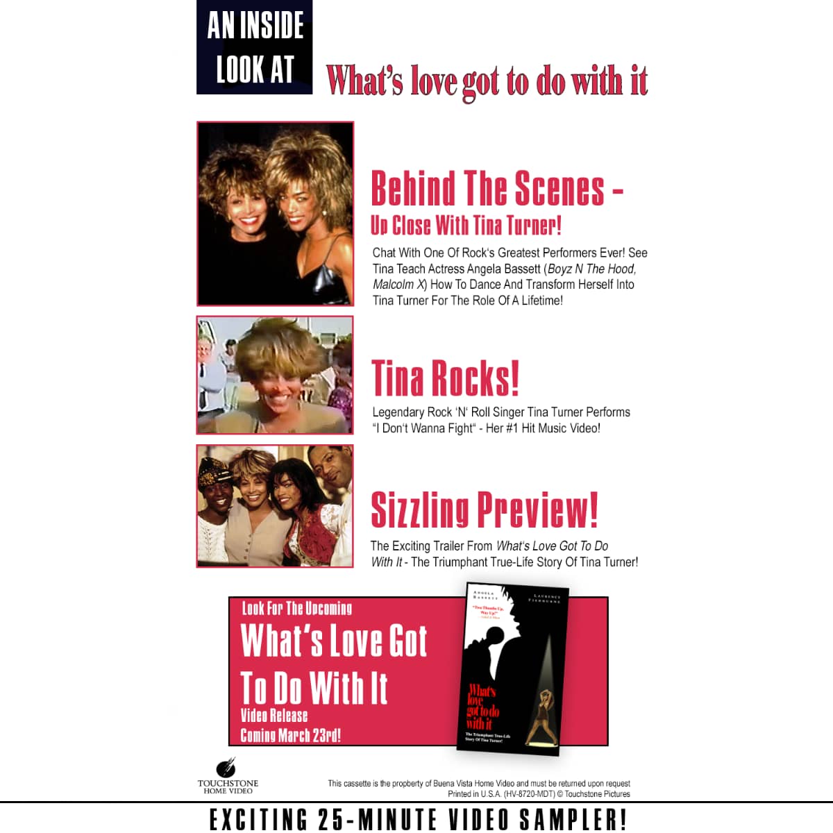 Tina Turner - Tears To Triumph - Promo