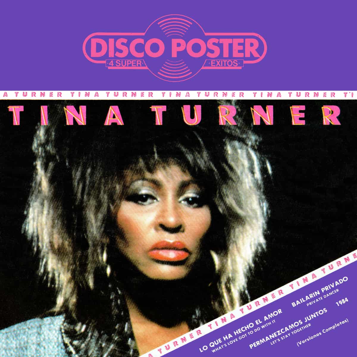 Tina Turner - Disco Poster - Single