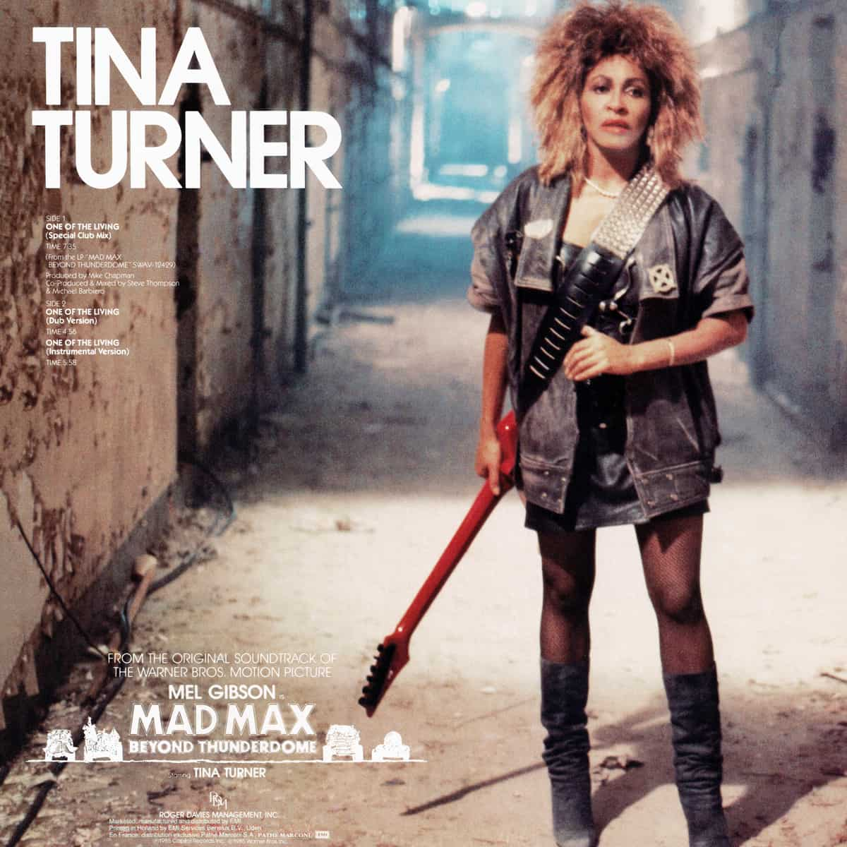 Tina Turner - One Of The Living - Back Cover (Germany)