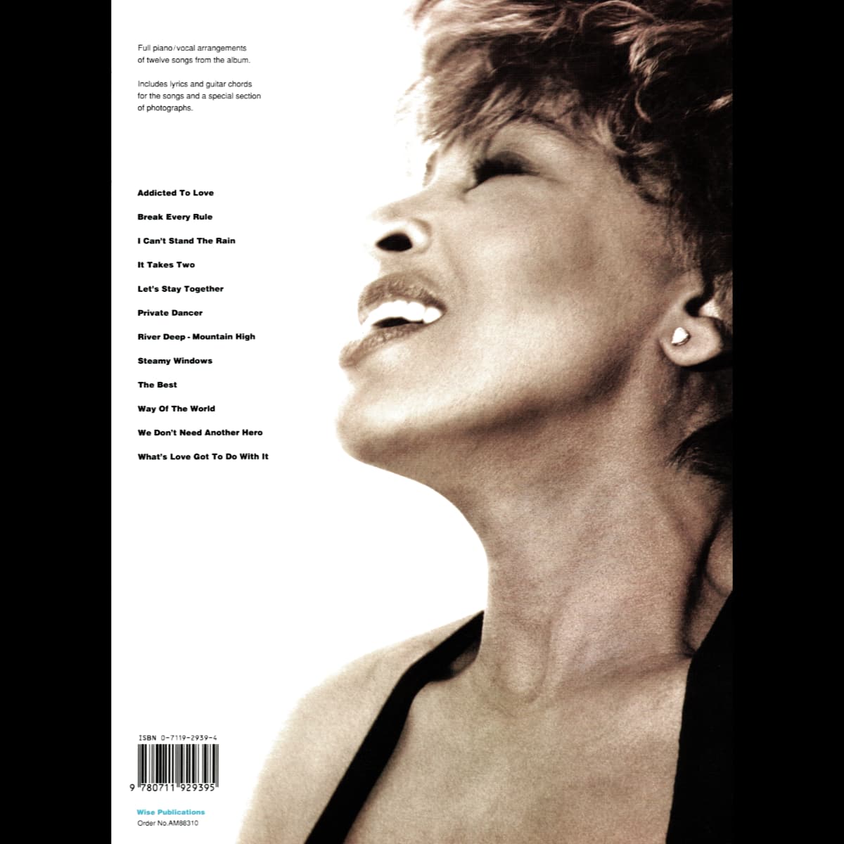 Tina Turner - Simply The Best - Songbook