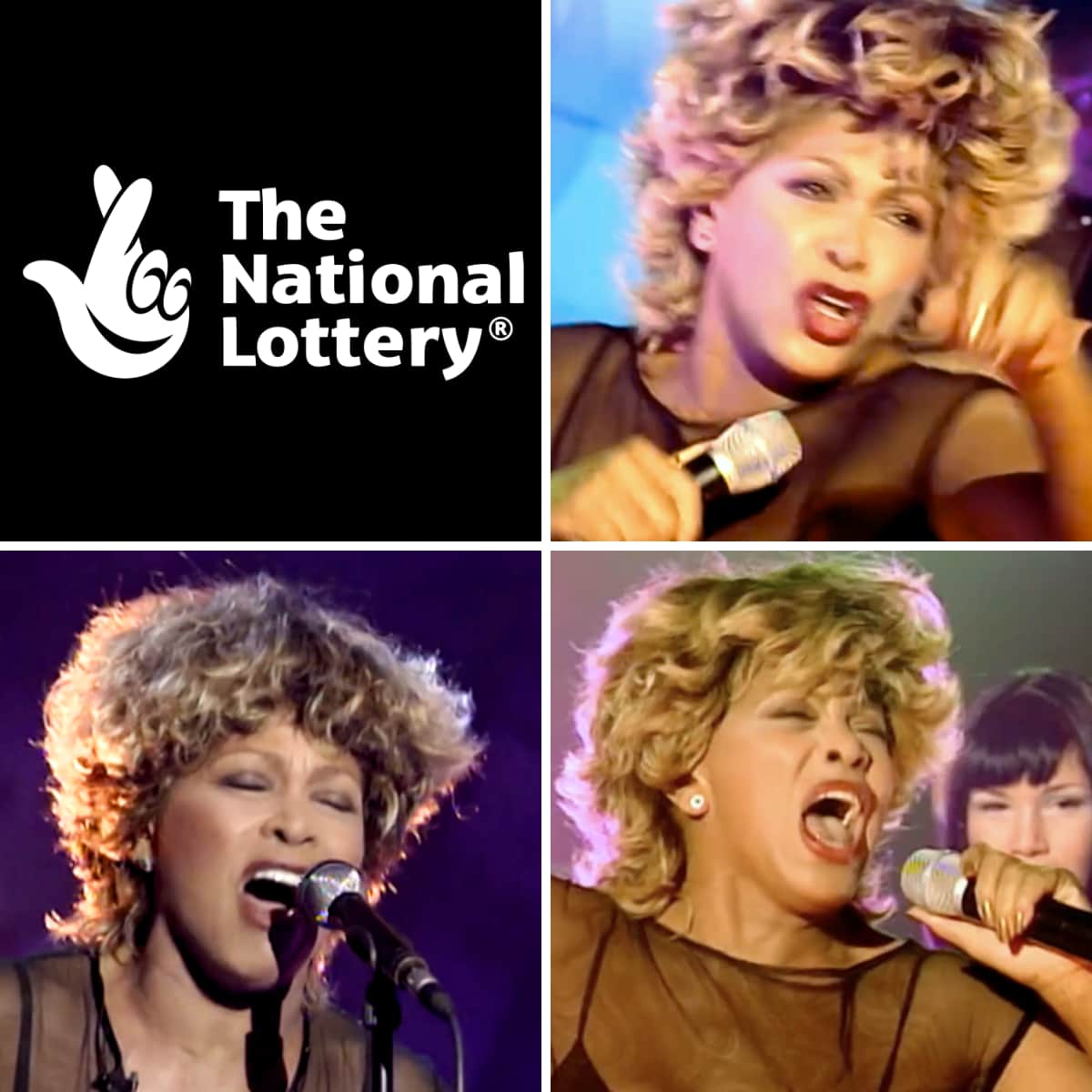 Tina Turner - The National Lottery - TV